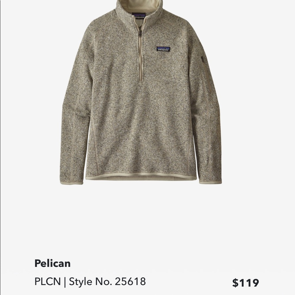 Patagonia Women's Better Sweater® 1/4-Zip Fleece size medium